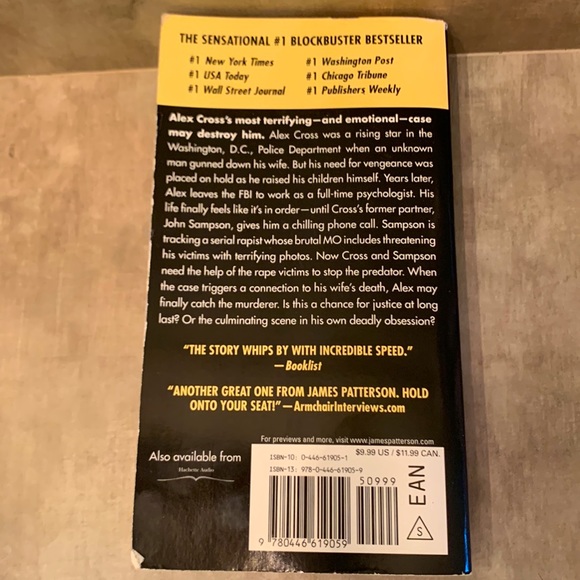 JAMES PATTERSON Book Bundle, Cross, Lifeguard, & The Quickie - Picture 8 of 8